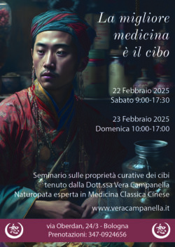 La migliore medicina è il cibo - 22/23 Febbraio 2025